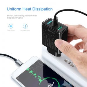 2.4A Fast Charger With 2 USB Ports For All Smartphones 2
