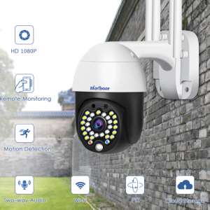 1080P Wifi Speed Dome PTZ Outdoor IP Camera With Nigh Vision & Motion Detection 1