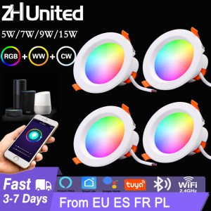 Wifi LED Spots 7W 9W 15W compatible with Alexa and Google Homee 1