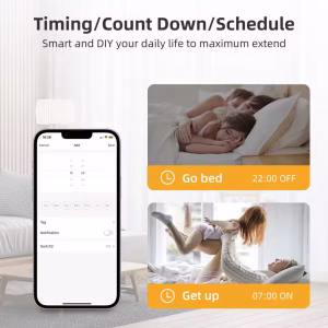 Module variateur WiFi WikoGet avec bornier de câblage et schéma électrique intégré